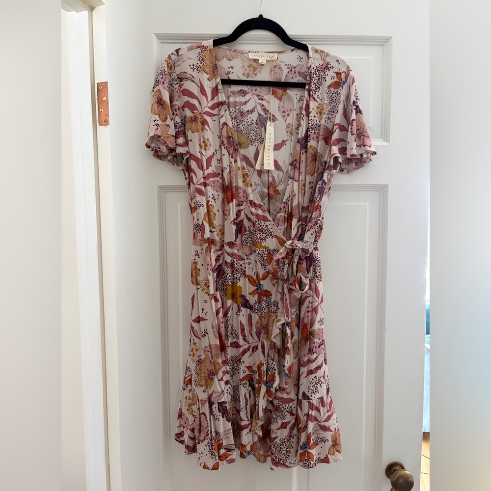 Lovestitch Floral Wrap Dress